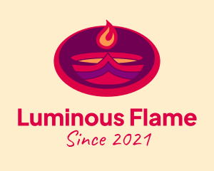 Torch - Blazing Flame Torch logo design