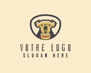 Koala Bear Animal logo design