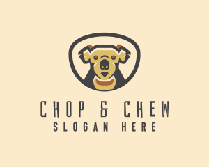 Koala Bear Animal logo design