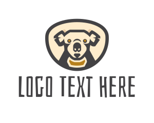 Aussie - Koala Bear Head logo design