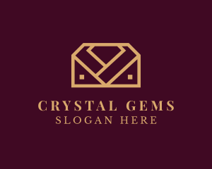 Diamond Jewelry Box logo design