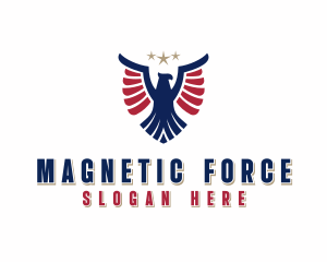 Patriotic Eagle Veteran logo design