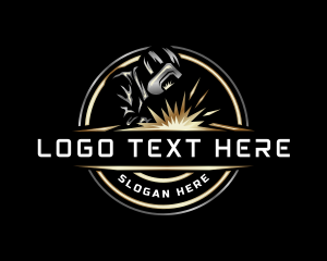 Repair - Welding Industrial Maintenance logo design