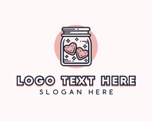 Heart Cookie Jar Logo