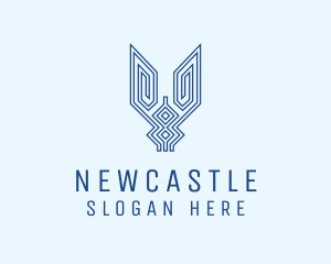 Sigil - Wing Crest Outline logo design