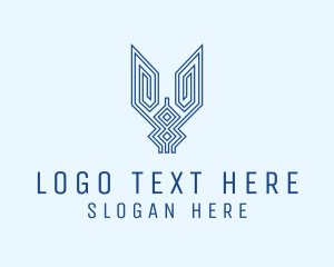 Honorary - Wing Crest Outline logo design