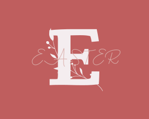 Feminine Florist Boutique Logo