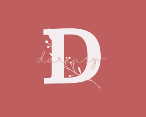 Feminine Florist Boutique Logo