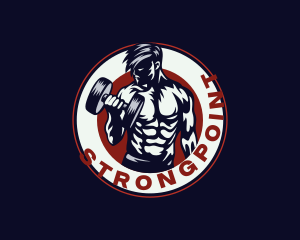 Bodybuilding - Strong Man Workout logo design
