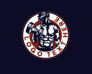 Exercise - Strong Man Workout Coach logo design