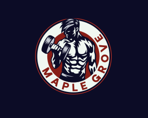 Strong Man Workout Coach Logo