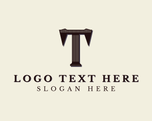 Fashion - Stylish Studio Brand Letter T logo design