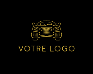 Minimalist Sedan Car Logo