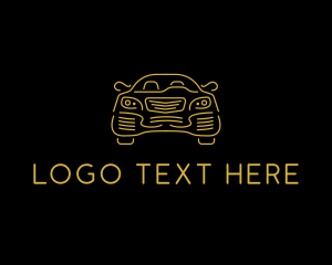 Car Dealer - Minimalist Sedan Car logo design