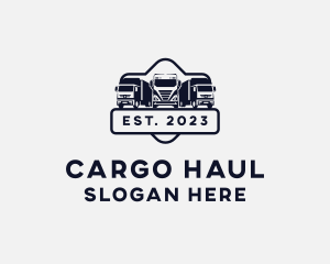 Cargo Trucking Delivery logo design