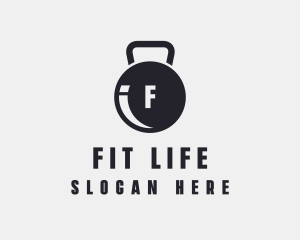 Fitness Kettlebell Gym logo design