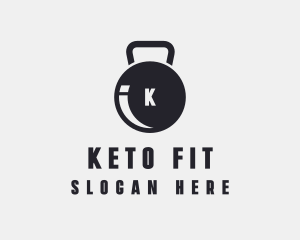 Fitness Kettlebell Gym logo design