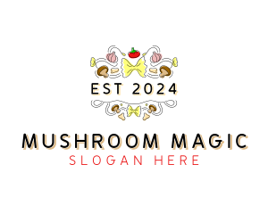 Mushroom - Mushroom Pasta Eatery logo design