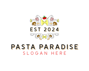 Mushroom Pasta Eatery logo design