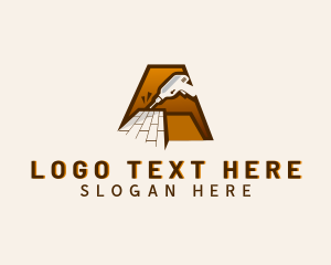 Brick - Construction Floor Tiling logo design