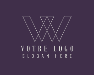 High End - Minimalist Stylist Letter W logo design