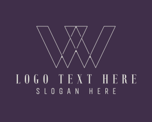Perfume - Minimalist Stylist Letter W logo design