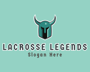 Lacrosse - Gaming Knights Helmet logo design