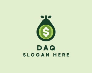 Dollar Fruit Money Exchange Logo