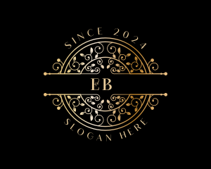 Luxury Ornamental Vine  Logo