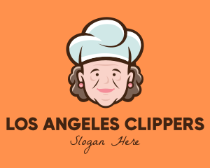 Grandmother Chef Hat Logo