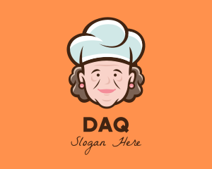 Meal - Grandmother Chef Hat logo design