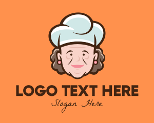 Chef Hat - Grandmother Chef Hat logo design