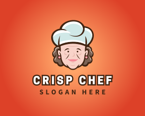 Grandmother Chef Hat logo design