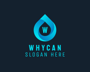 Water Droplet Aqua Sanitation  Logo