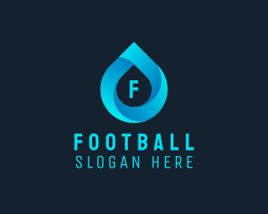 Drop - Water Droplet Aqua Sanitation logo design