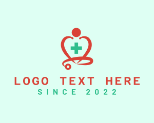 Stethoscope - Medical Heart Professional logo design