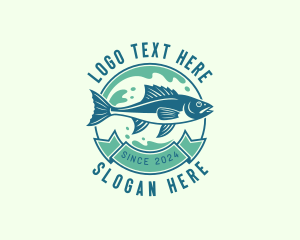 Marina - Fish Marine Fisheries logo design