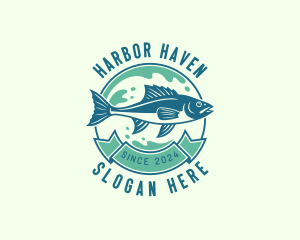 Fish Marine Fisheries logo design