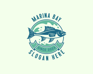 Fish Marine Fisheries logo design