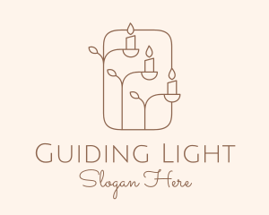 Candle Holder Decoration  logo design