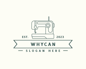 Tufting - Sewing Machine Clothes Stitching logo design