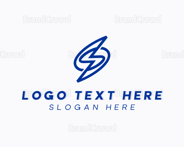 Power Lightning Letter S Logo
