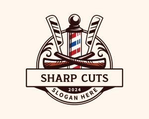 Barber - Barber Razor Hairstylist logo design