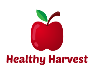 Nutrition - Nutritional  Red Apple logo design