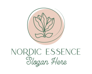 Rose Essential Oil  logo design