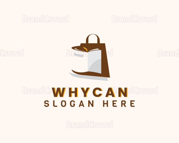 Shopping Bag Book Logo