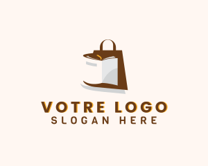 Shopping Bag Book Logo