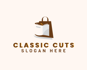 Shopping Bag Book logo design