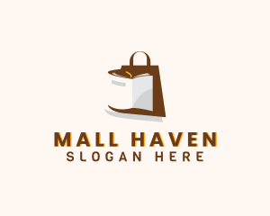 Shopping Bag Book logo design