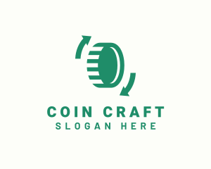 Coin Money Changer logo design